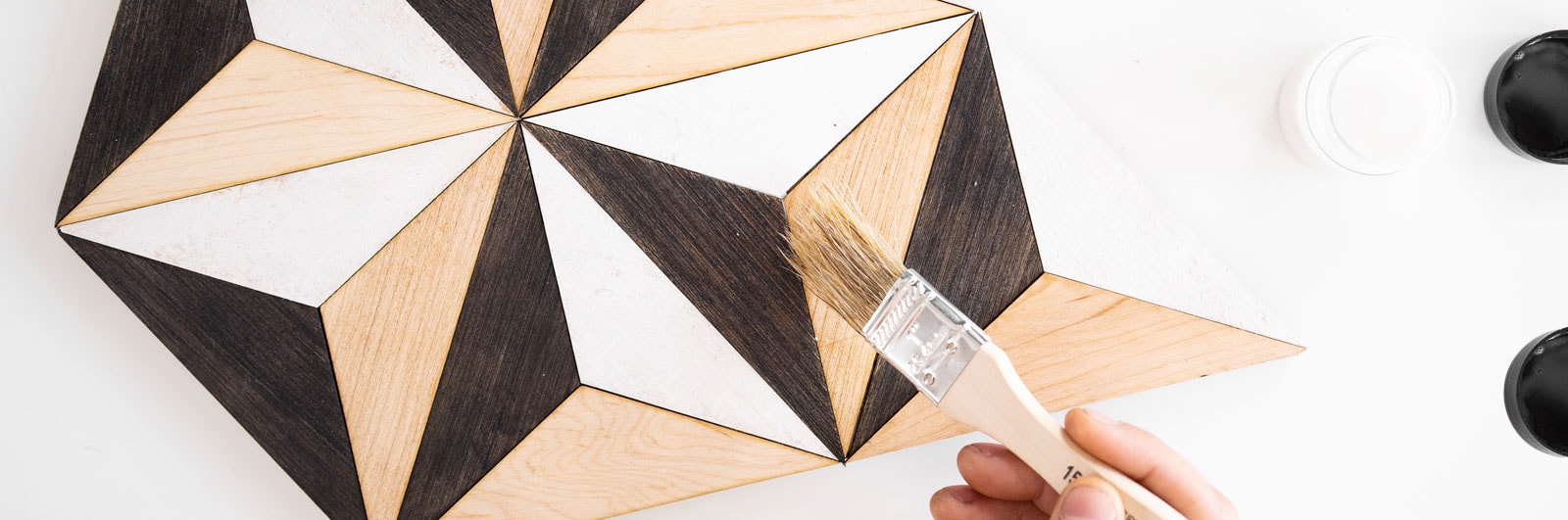 Geometric Wood Art | Nicole Sweeney | The Crafter's Box