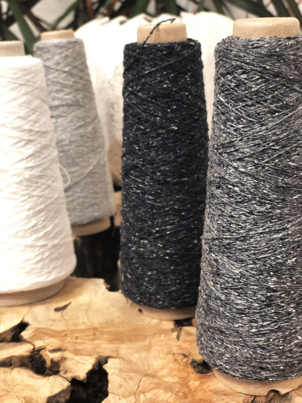 Three Shades of Grey Silk & Linen Fibers Materials Kit | Rigid Heddle Weaving with Rachel Snack | GIST Yarn Collaboration