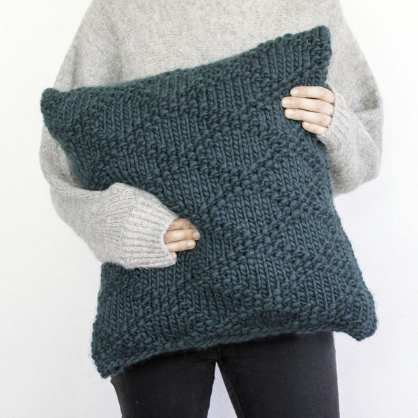 A Cozy Knitted Pillow In Collaboration with We Are Knitters | The Crafter's Box