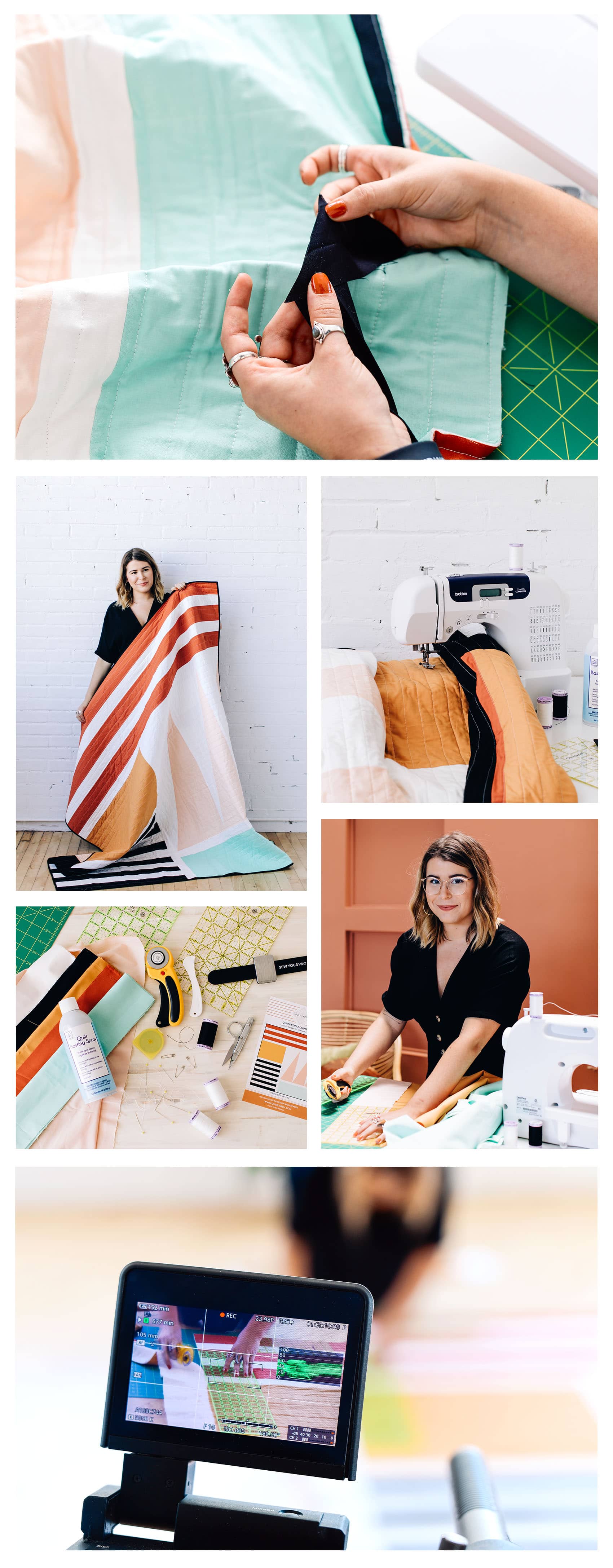 A Premium Modern Quilting Workshop | Arianna Caggiano | The Crafter's Box