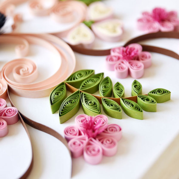 Modern Paper Quilling | Magnolia Bouquet Add-On | Zahra Ammar | The Crafter's Box