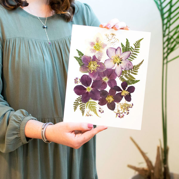 Pressed Florals Collage | Karly Murphy | The Crafters Box
