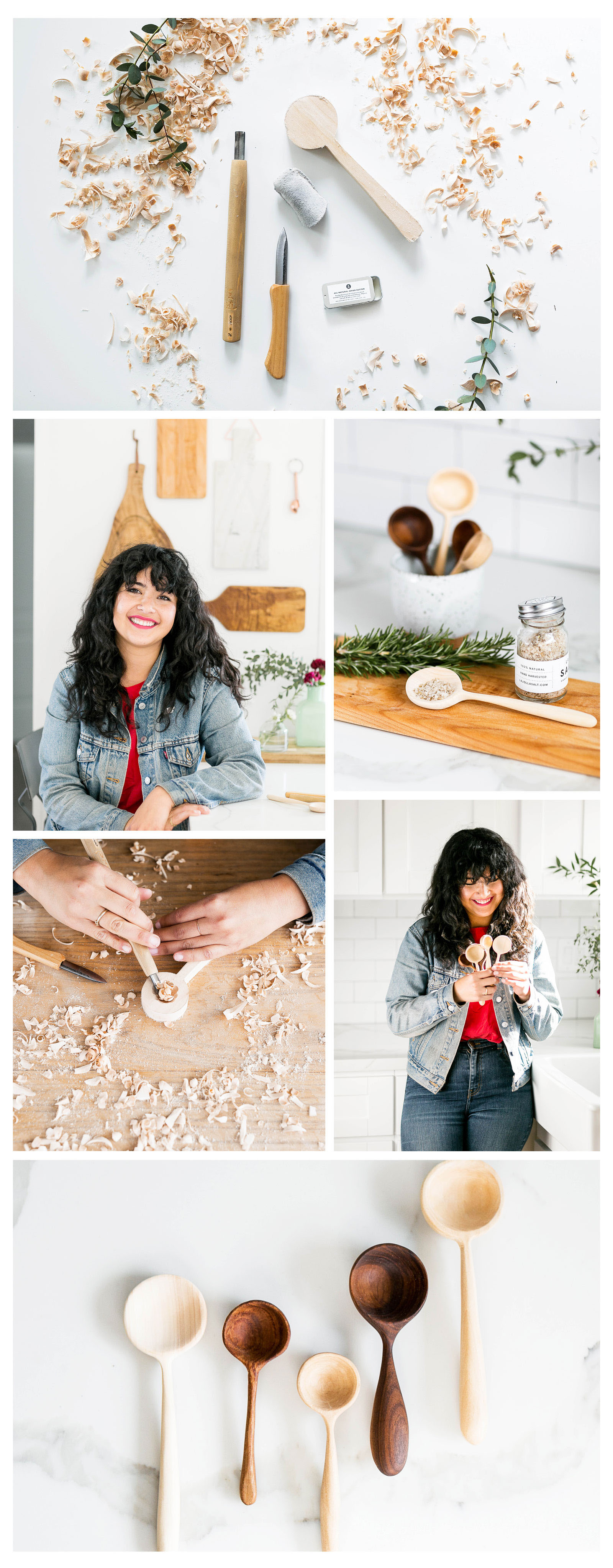 Carved Wooden Spoons | Melanie Abrantes | The Crafter's Box