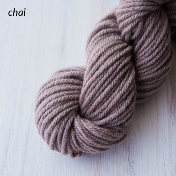 Chai | Wool Yarn Single Skeins | The Crafter's Box