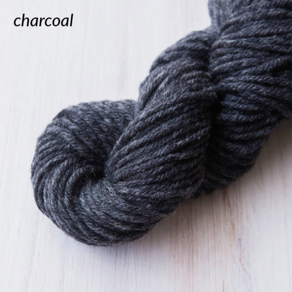 Charcoal | Wool Yarn Single Skeins | The Crafter's Box