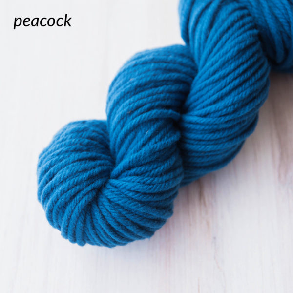 Peacock | Wool Yarn Single Skeins | The Crafter's Box