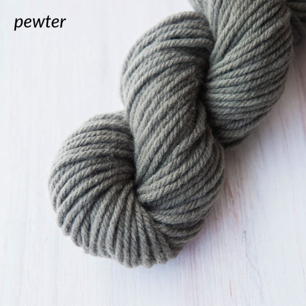 Pewter | Wool Yarn Single Skeins | The Crafter's Box