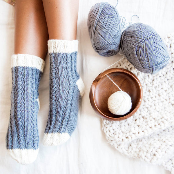 Cozy Knit Socks | The Crafters Box