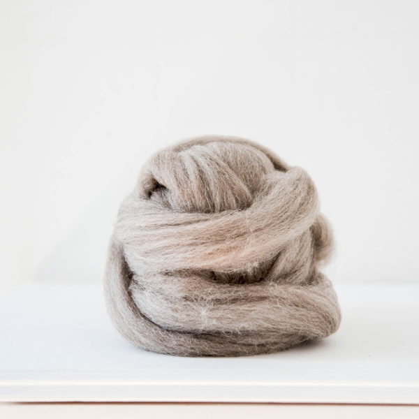 Drop Spindle | Neutral Roving Add-on | Lauren McElroy | Crafter's Box