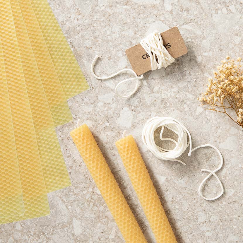 Rolled Beeswax Candles | Liz Wagner | The Crafter's Box